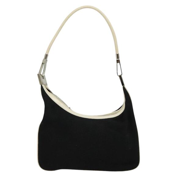 GUCCI Shoulder Bag Canvas Black Silver 001 001 - Picture 2 of 12